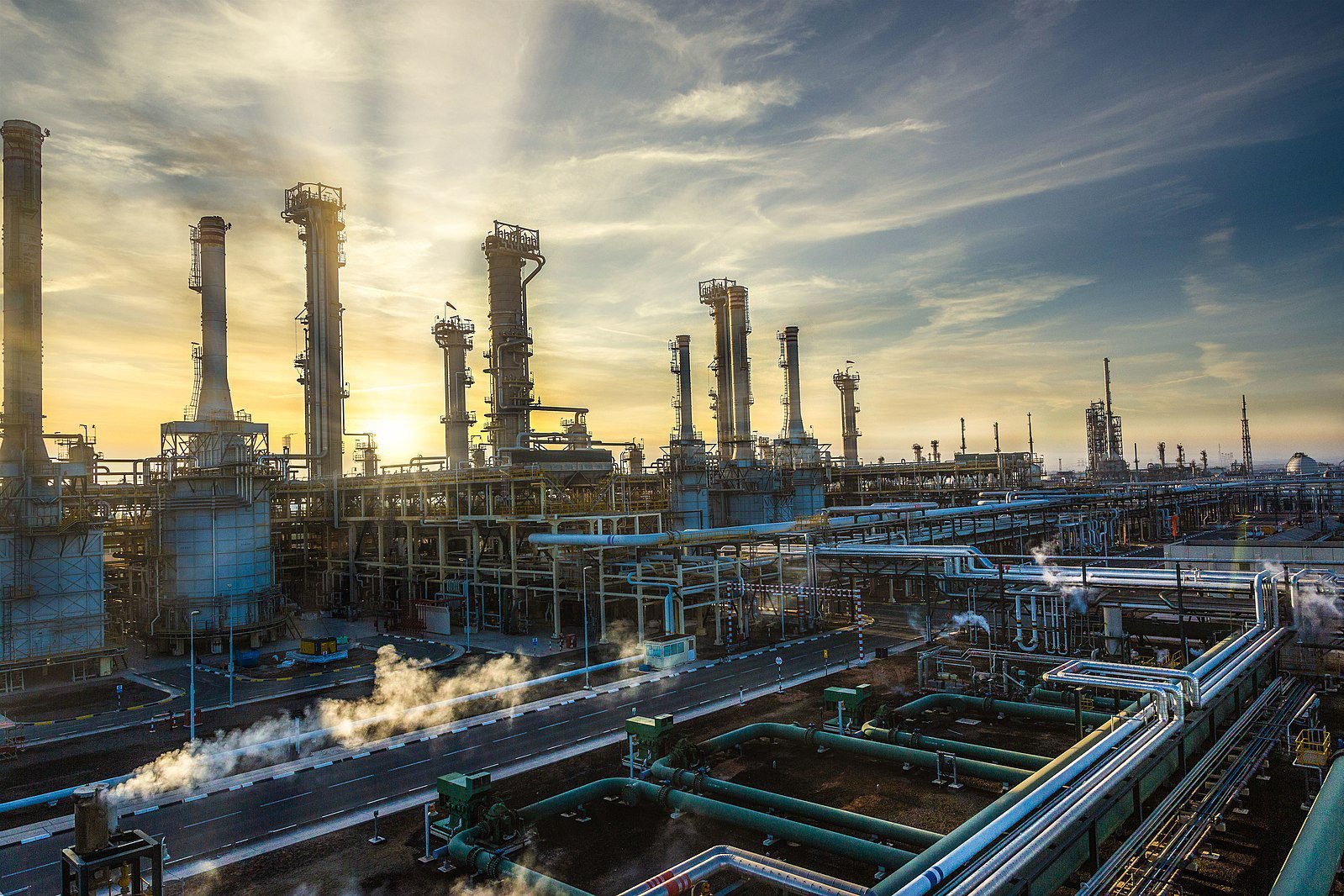 Industrial water plant structure